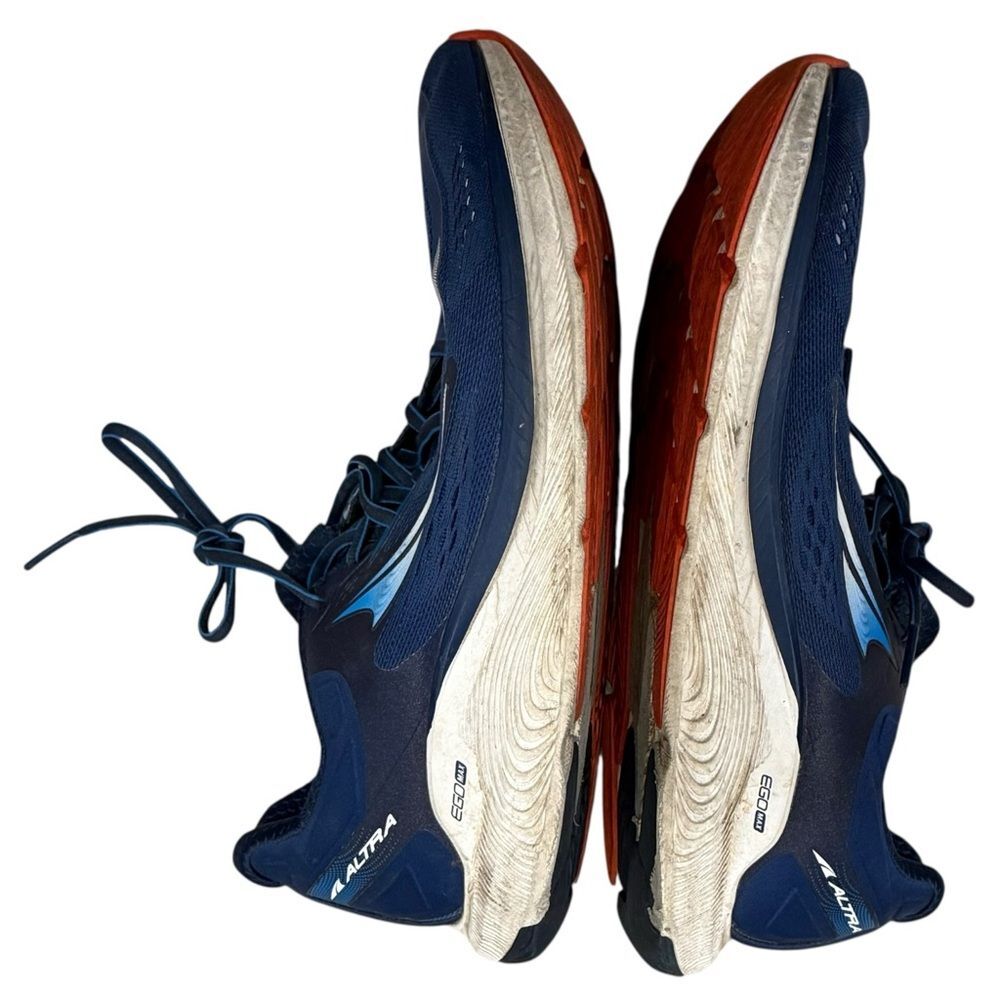 Altra Men's Paradigm 6 Navy Light Blue Estate Blue Lace Up Sneakers. 11. - Picture 7 of 9